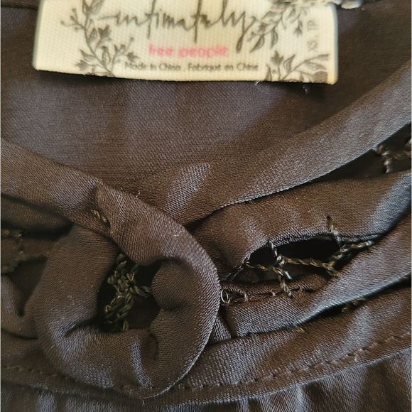 Intimately Free People Black Top Size XS - Picture 3 of 5